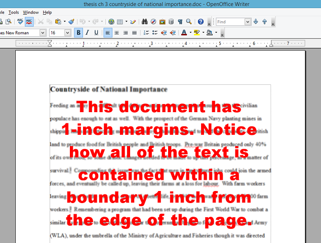 Document Margins