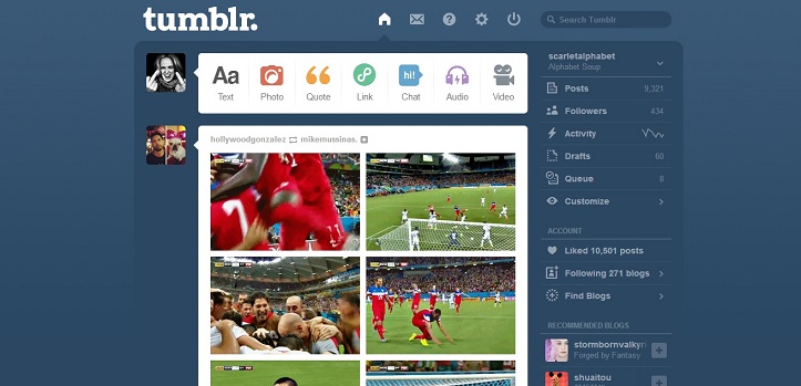 Tumblr Screenshot